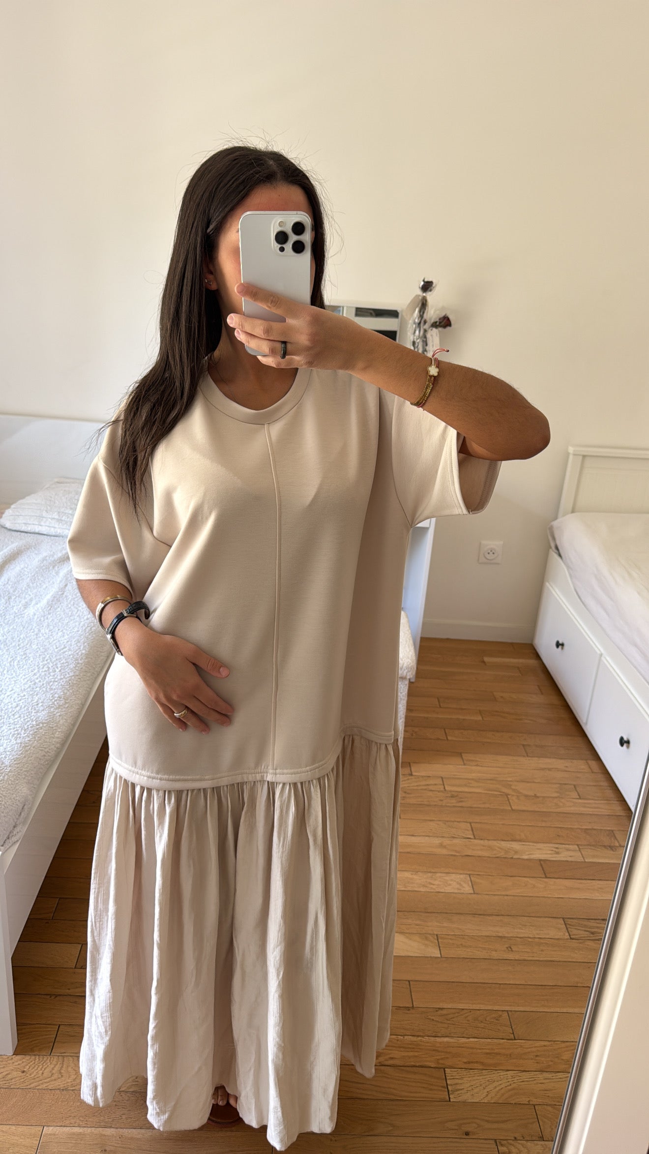 Robe beige