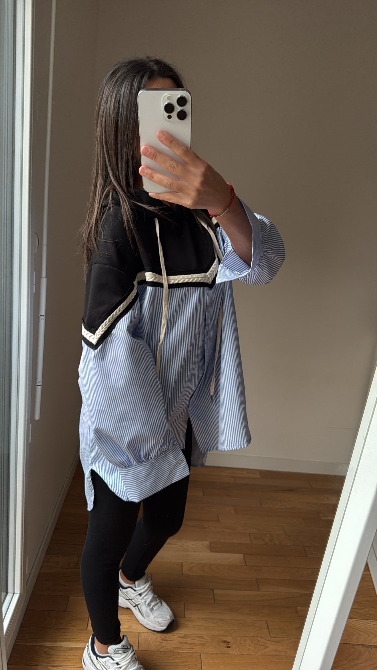 Haut chemise / sweat noir