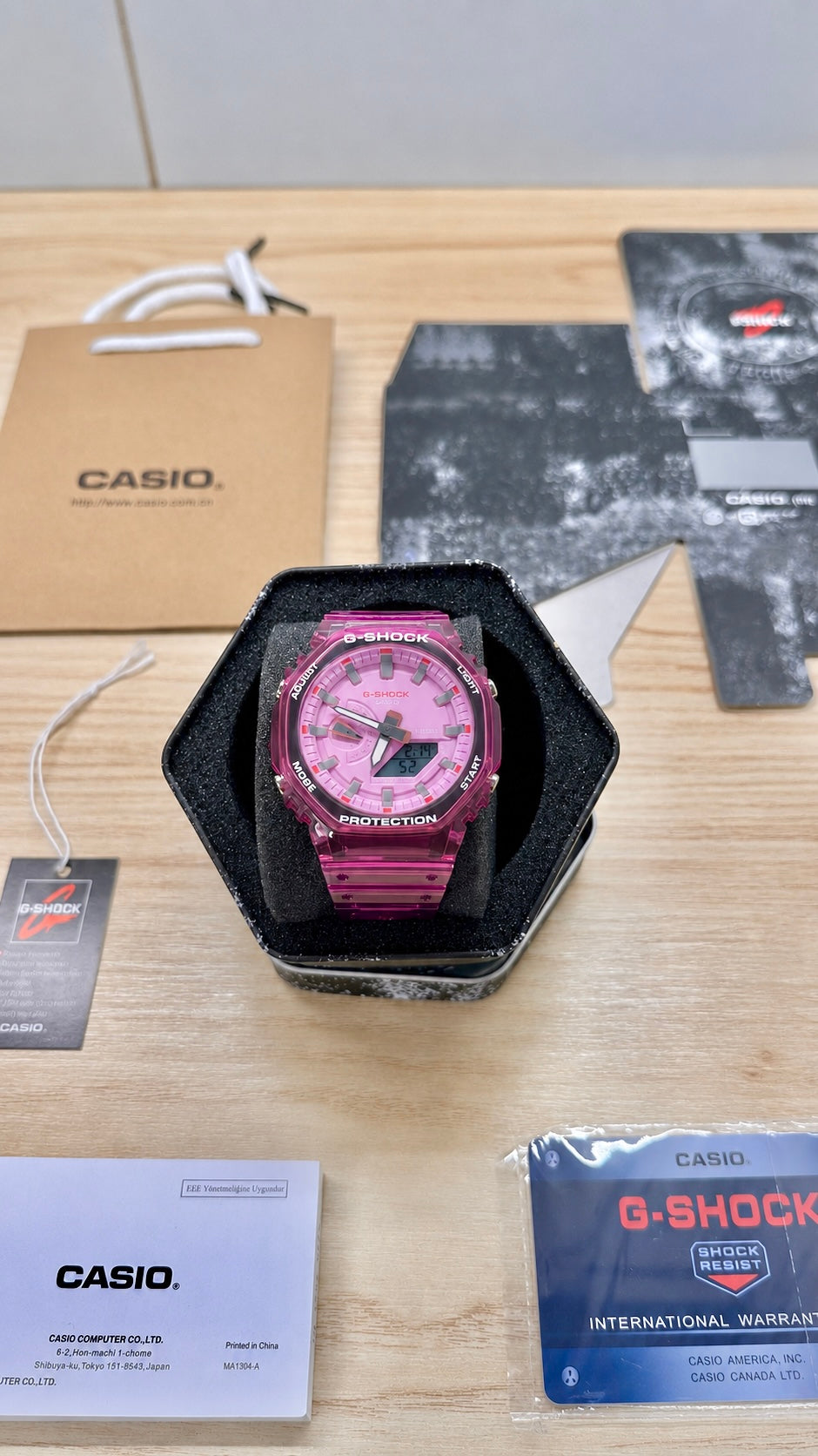 G shock rose