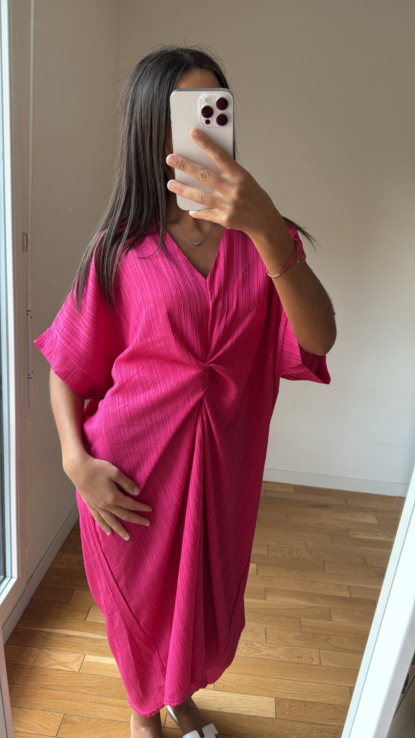 Robe rose