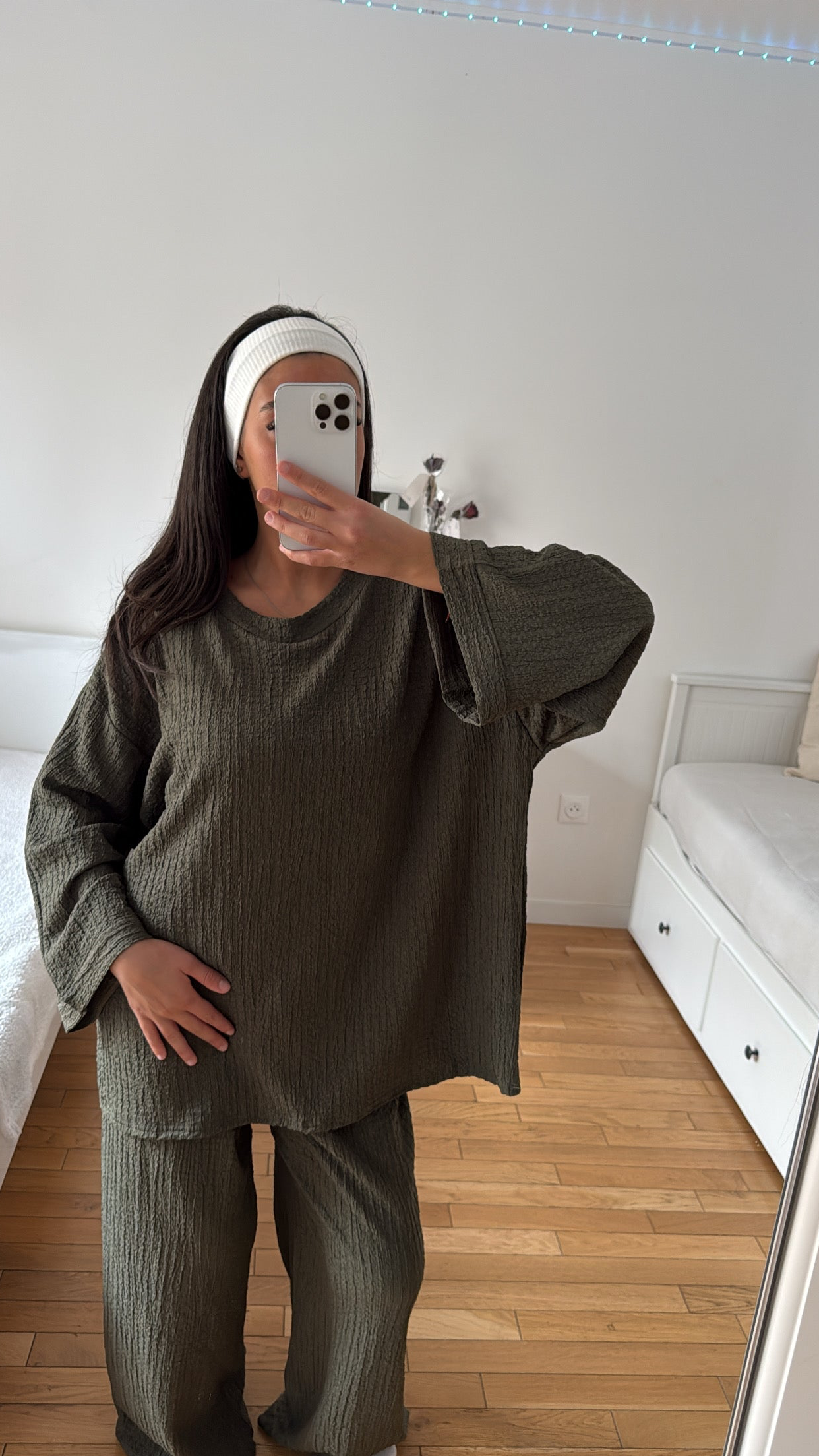 Ensemble vert kaki