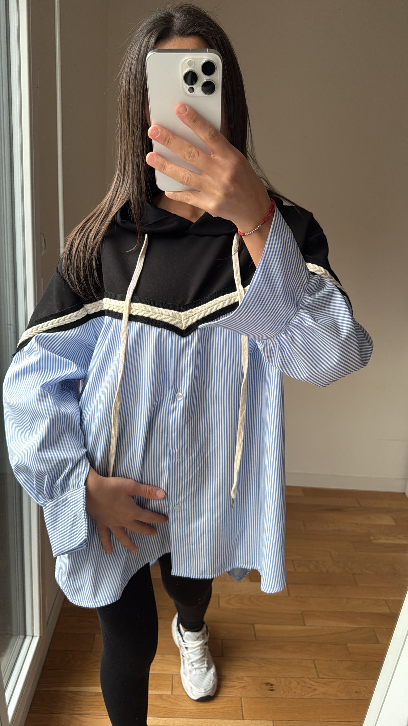 Haut chemise / sweat noir
