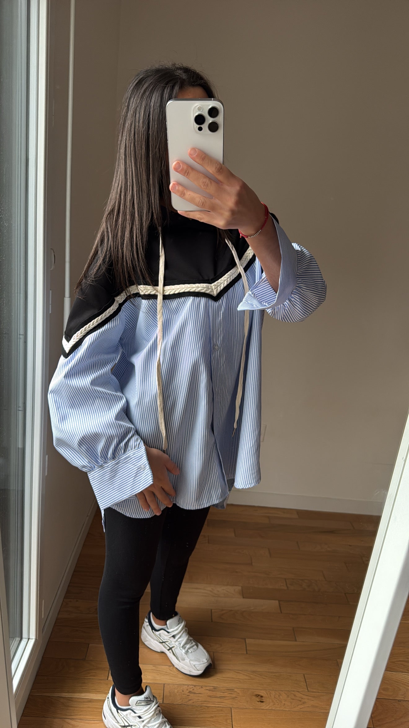 Haut chemise / sweat noir