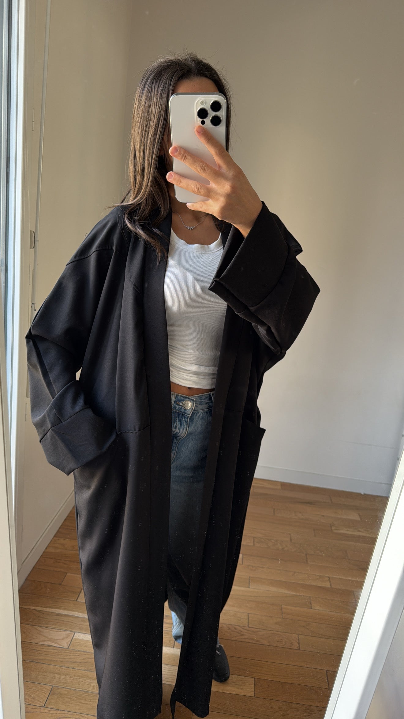 Kimono léger noir
