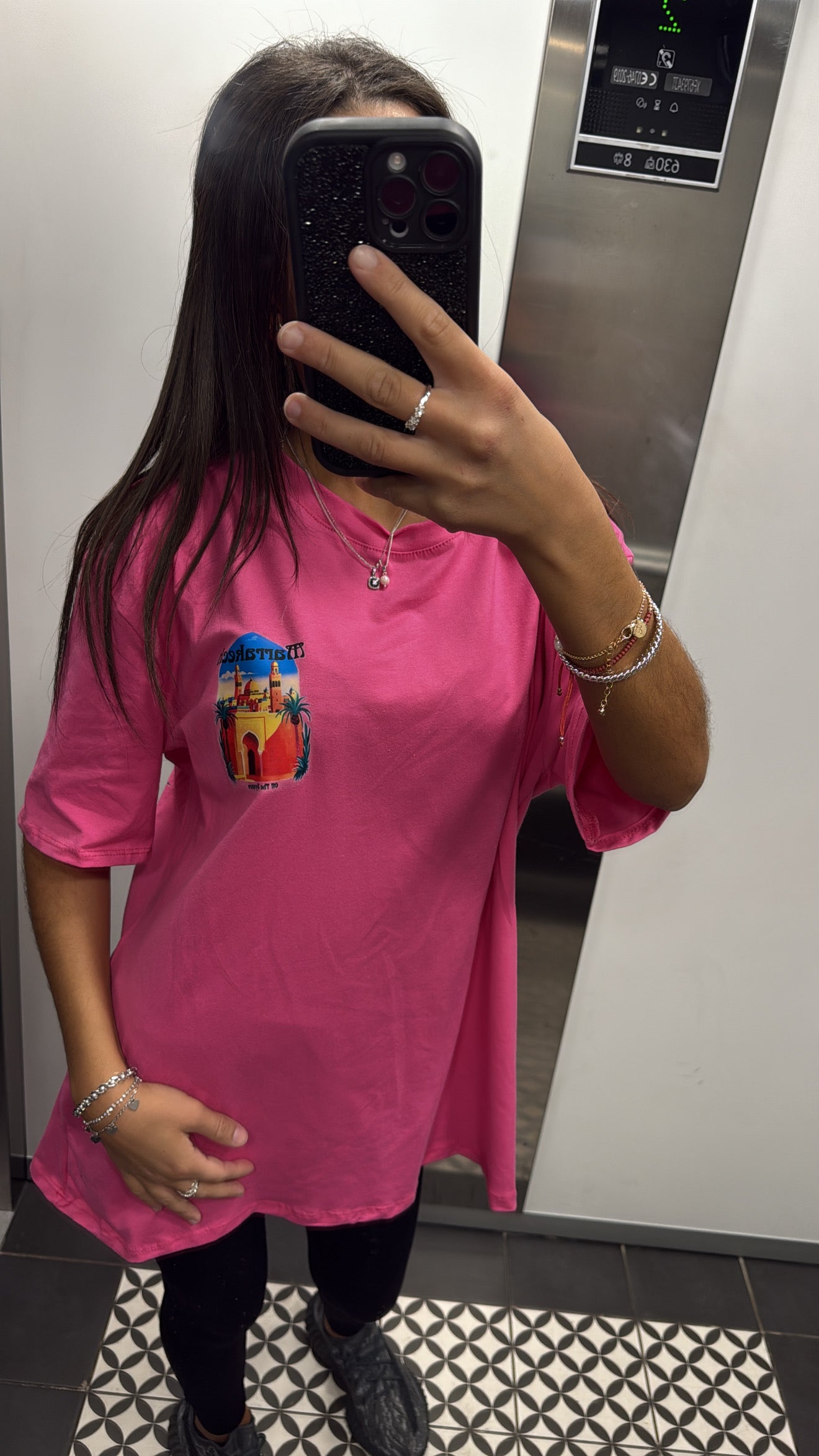 T shirt Marrakech rose