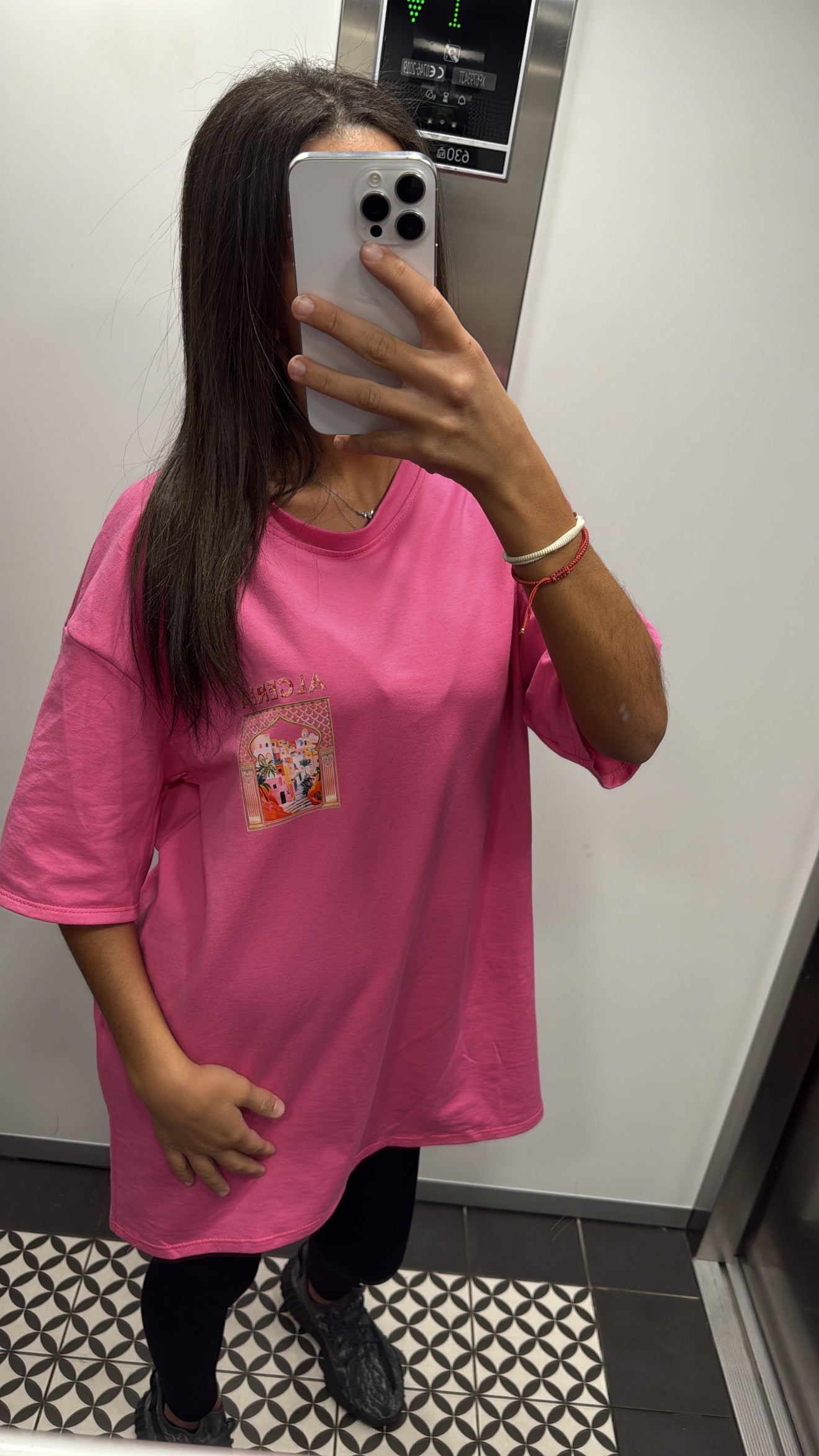 T shirt algerie rose
