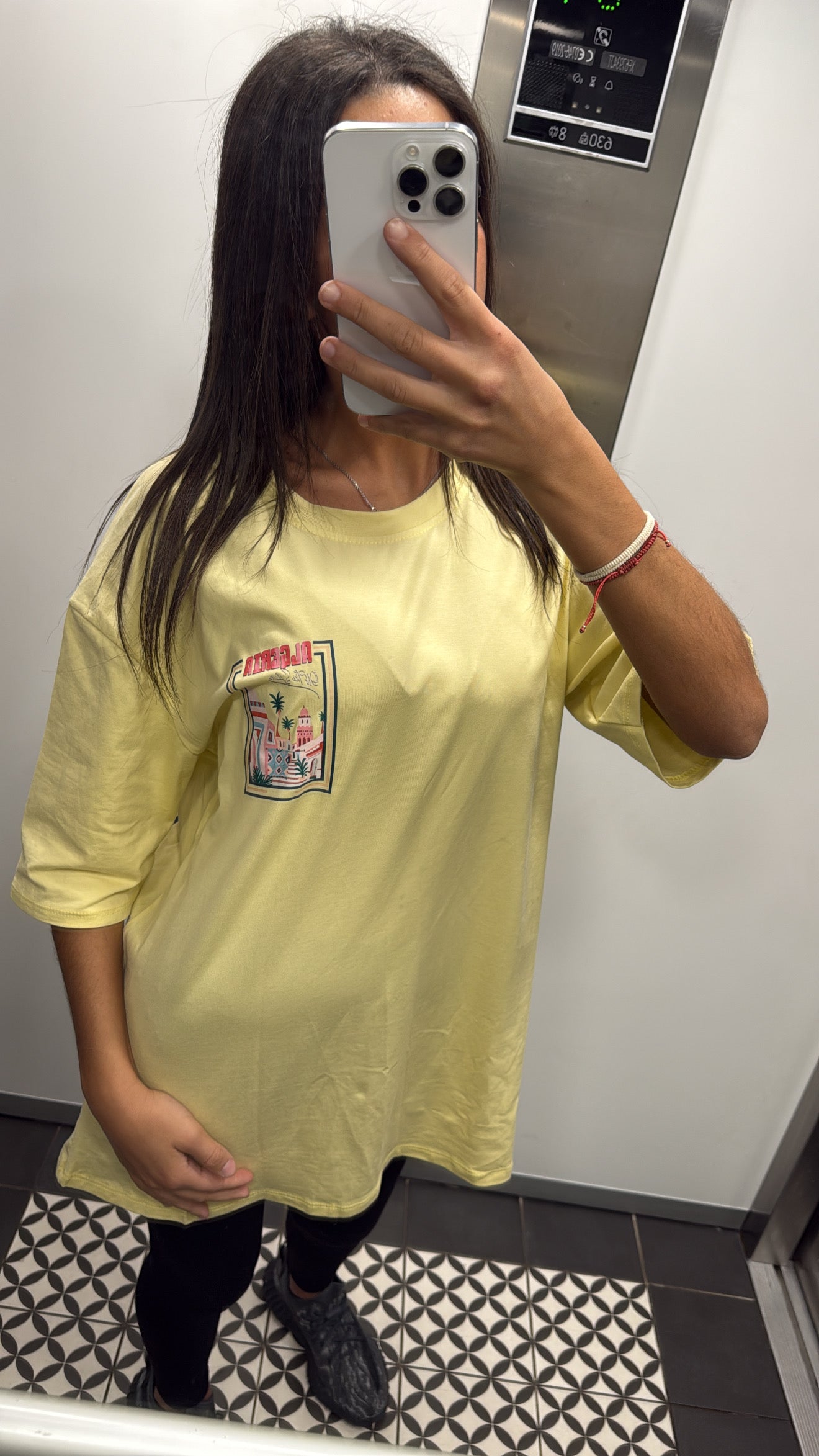 T shirt algeria jaune