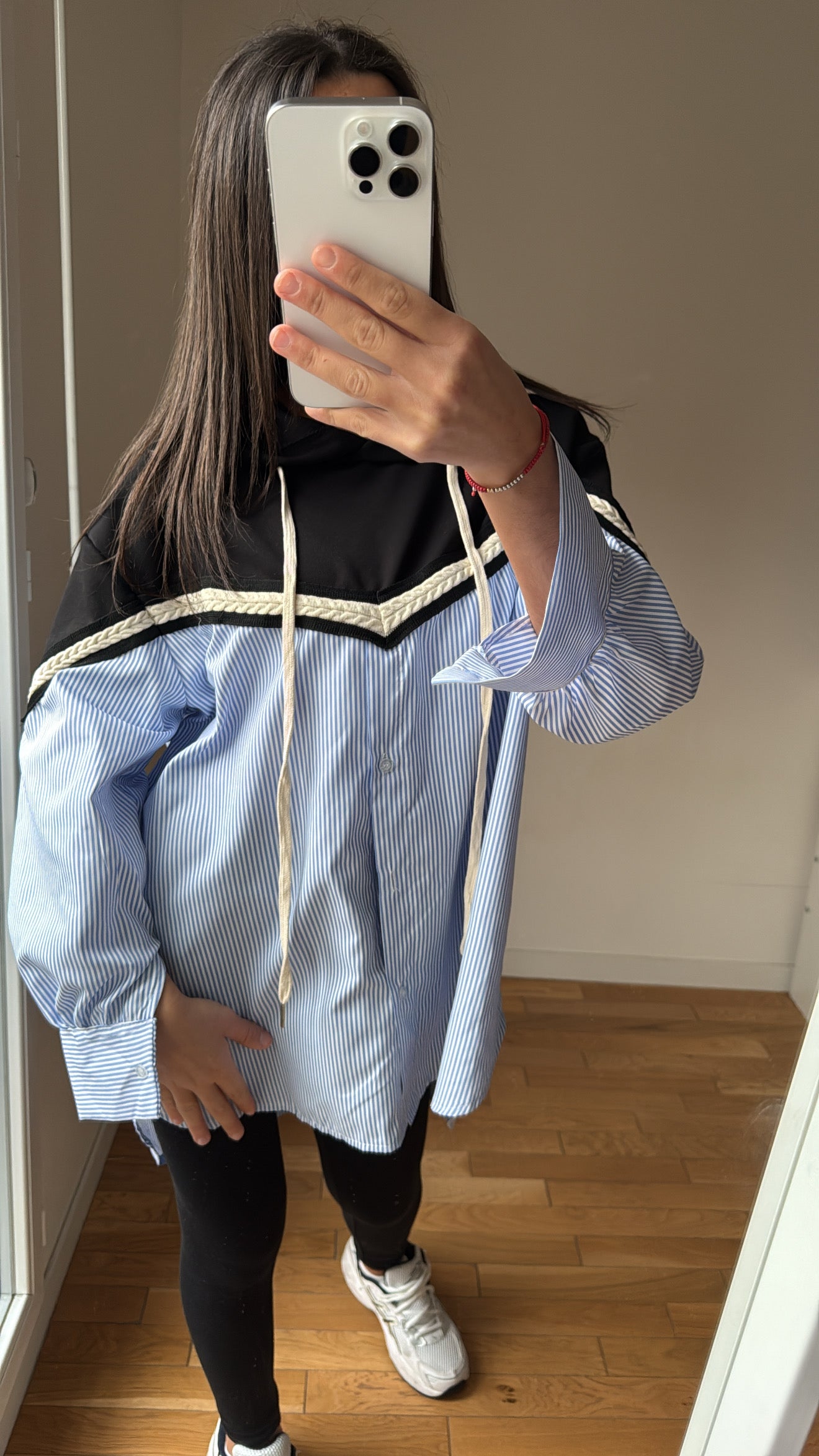 Haut chemise / sweat noir