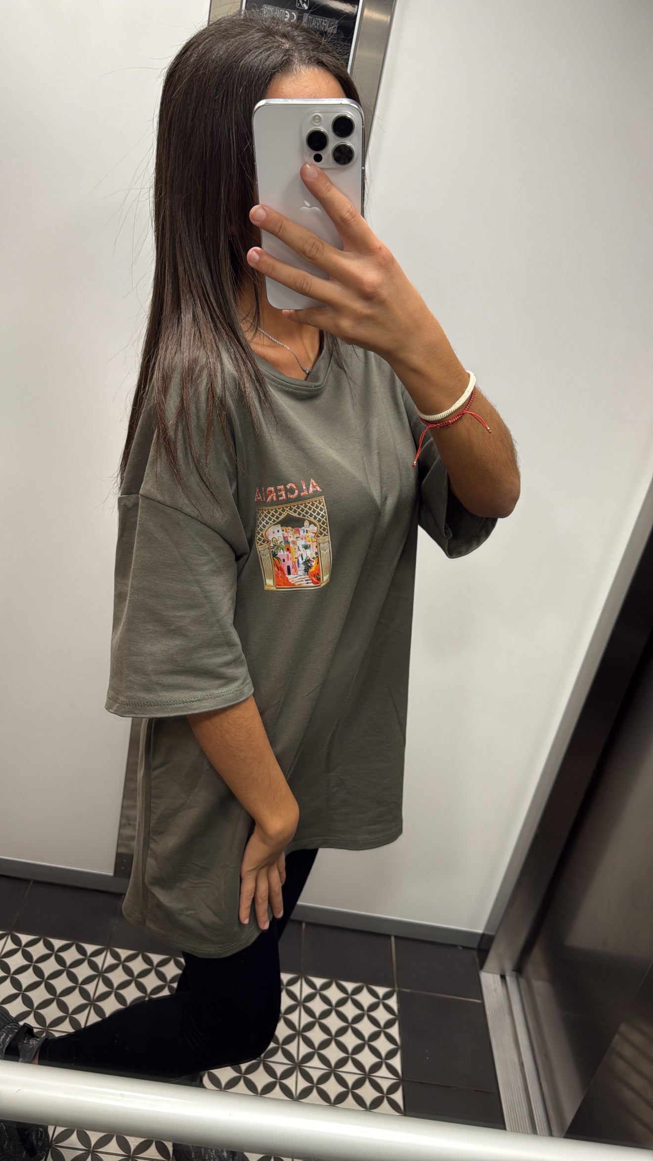 T shirt algeria vert kaki