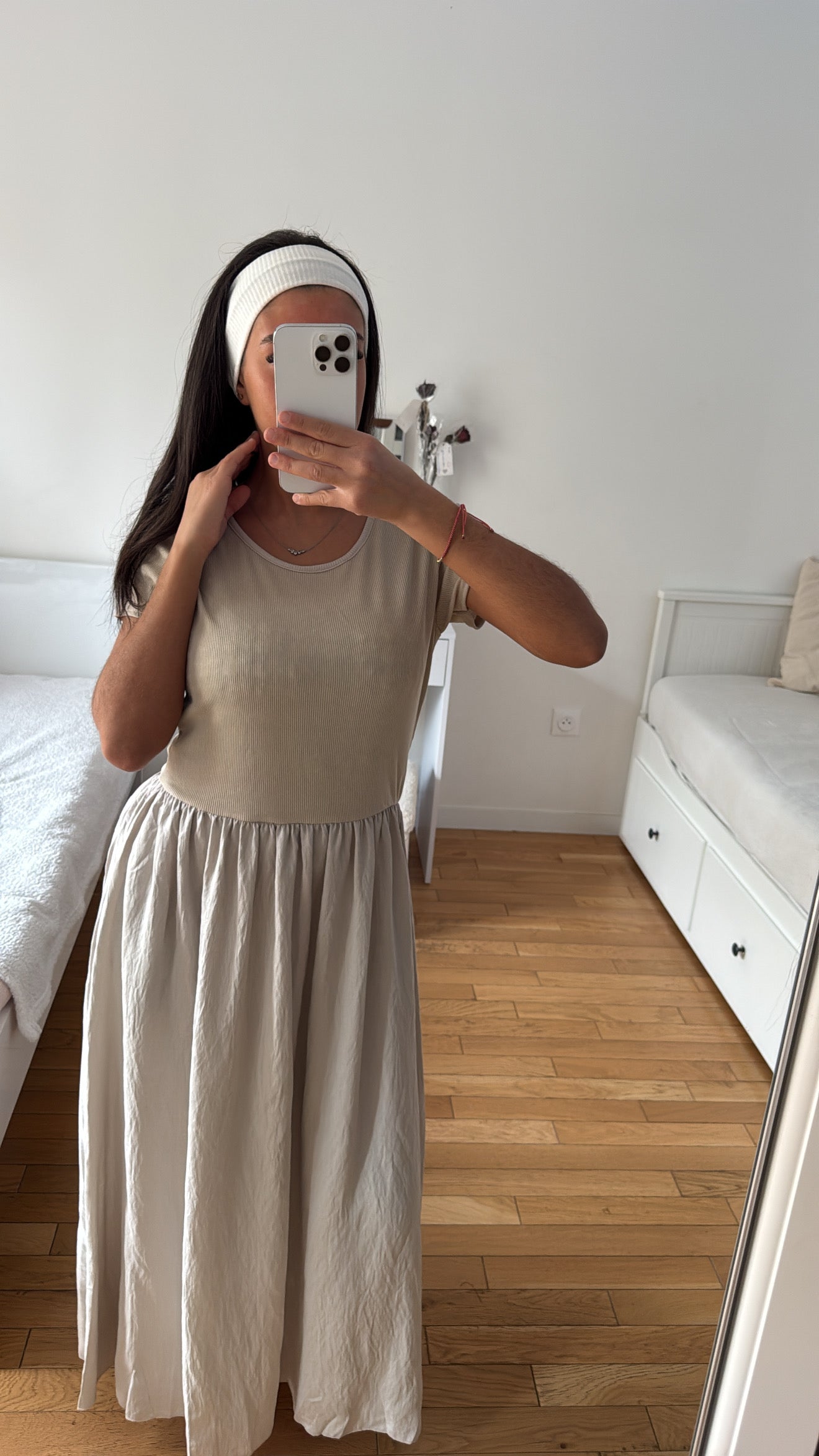 Robe beige