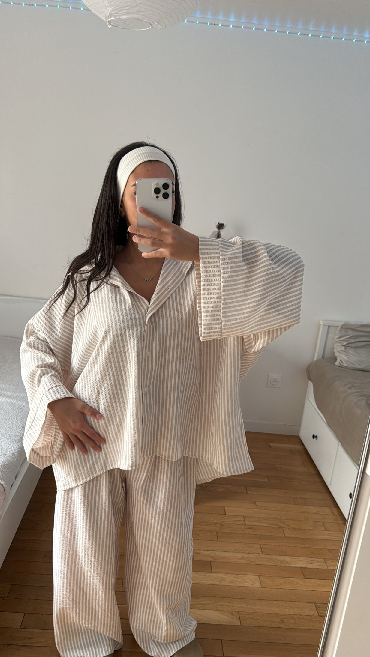 Ensemble beige oversize