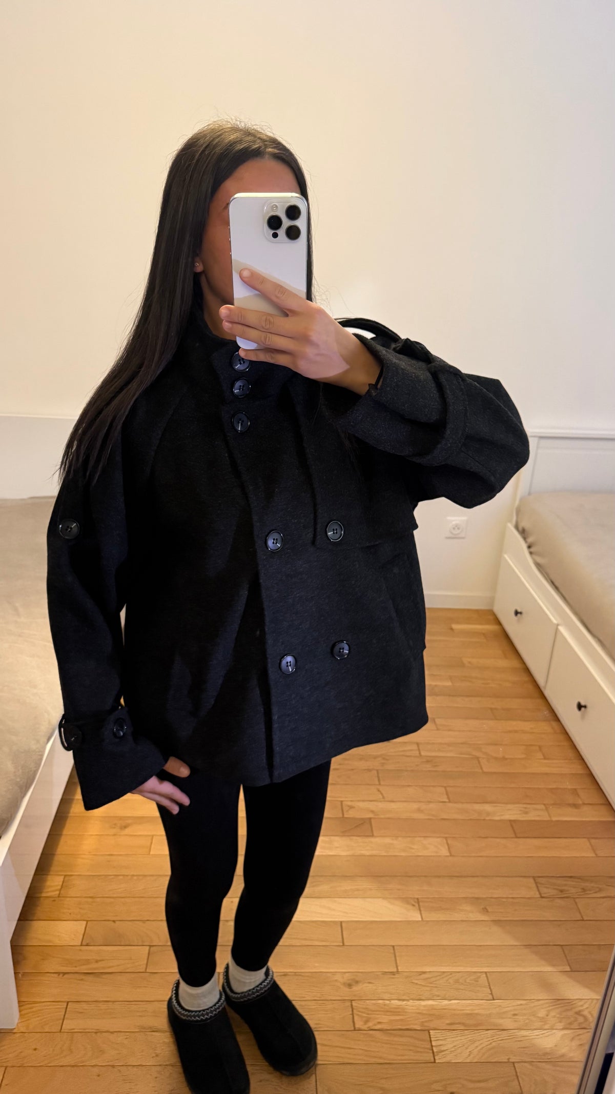 Manteau élana noir