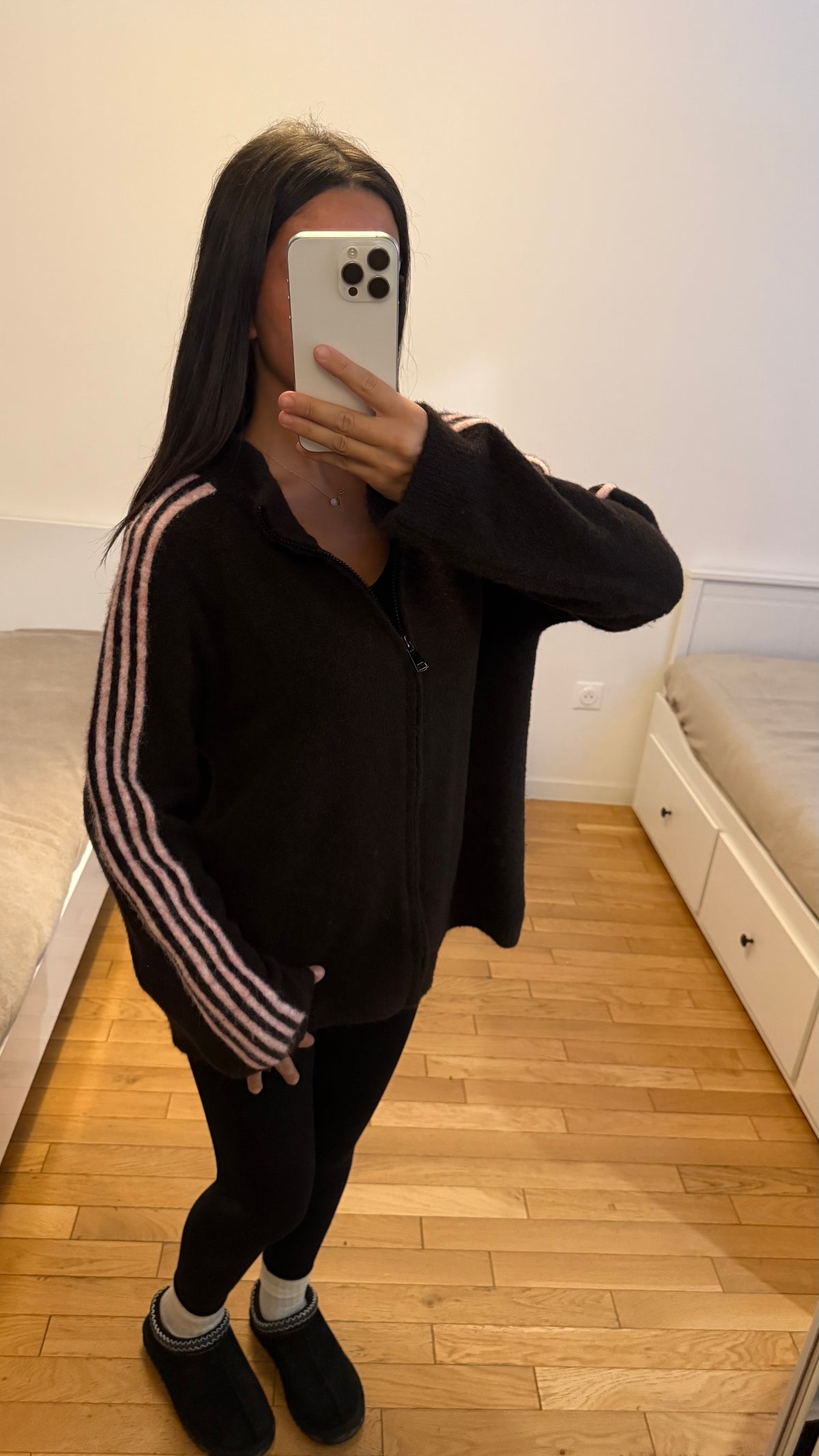 Veste pull mina
