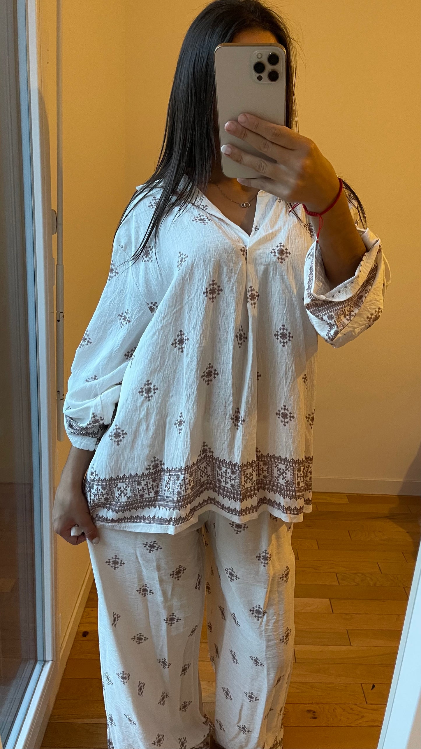 Ensemble ghizlane taupe