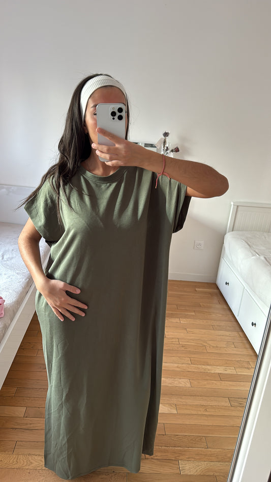 Robe vert kaki