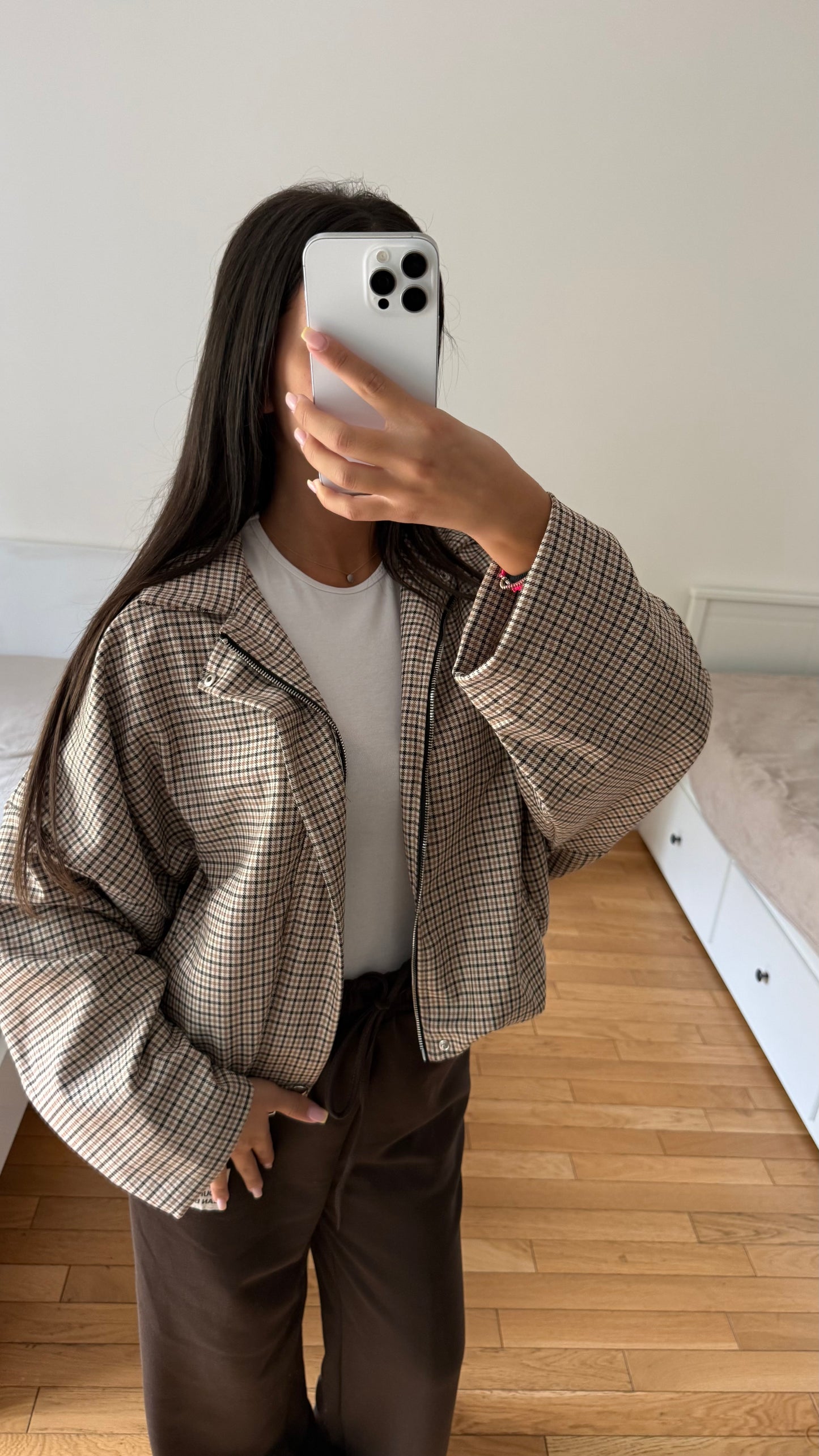 Veste carreaux