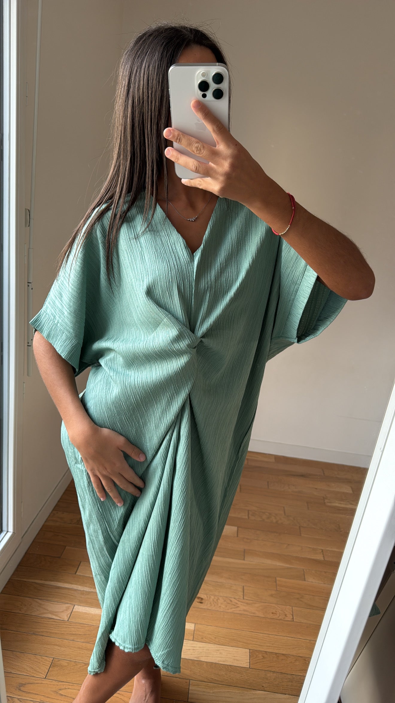 Robe bleu turquoise