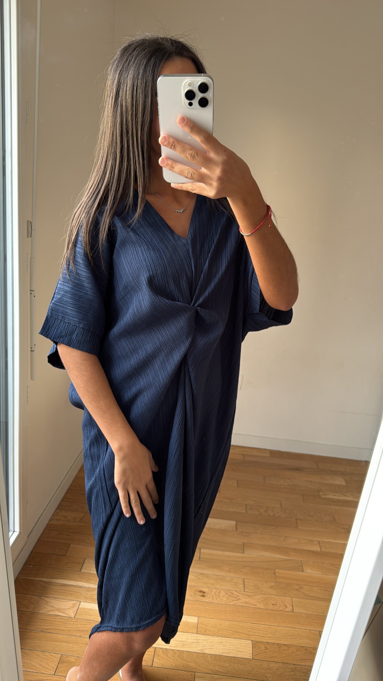 Robe bleue marine