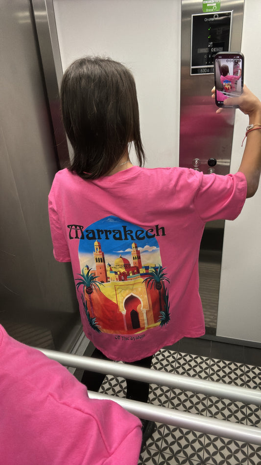 T shirt Marrakech rose