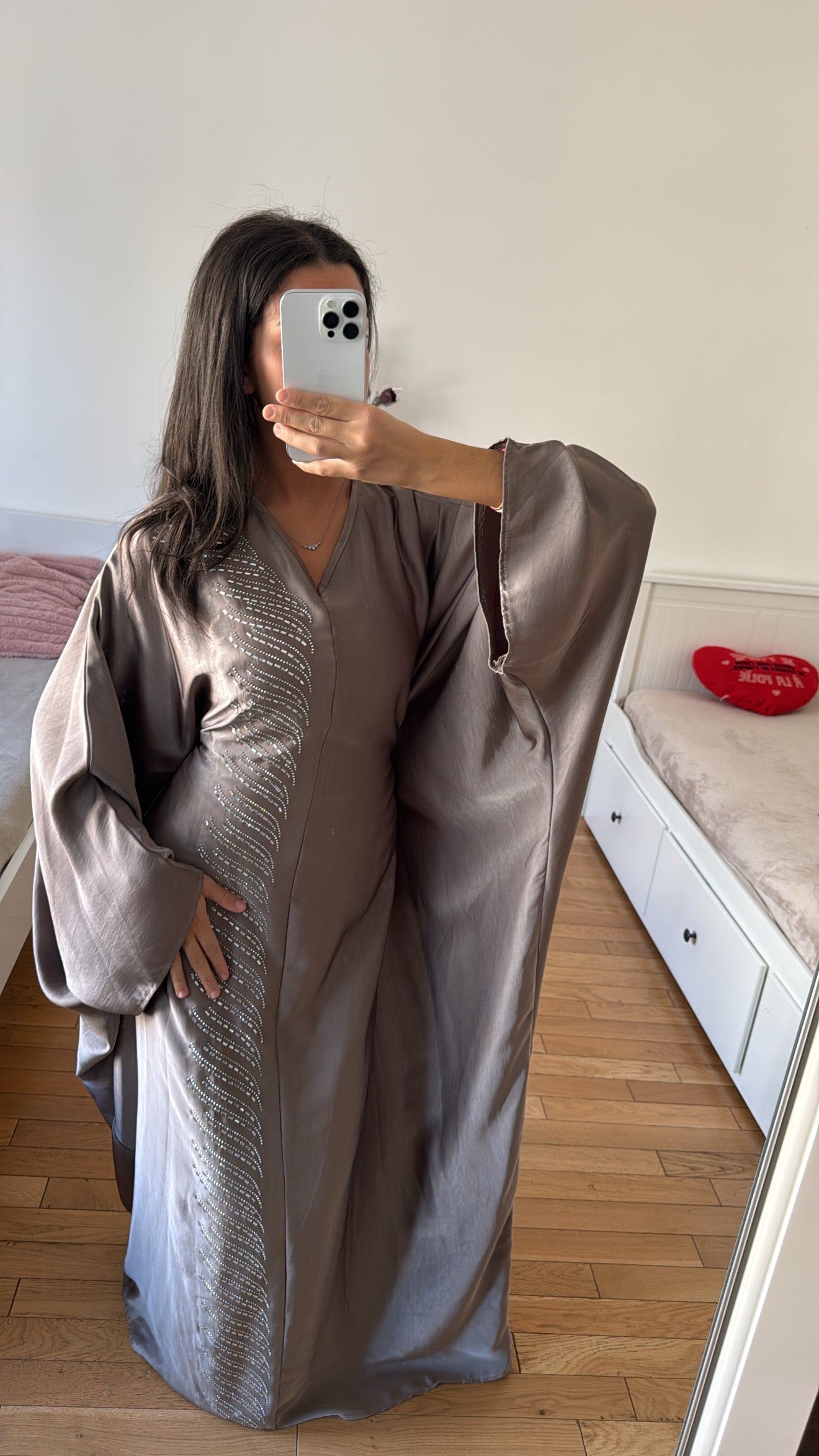 Abaya Sarah avec ceinture