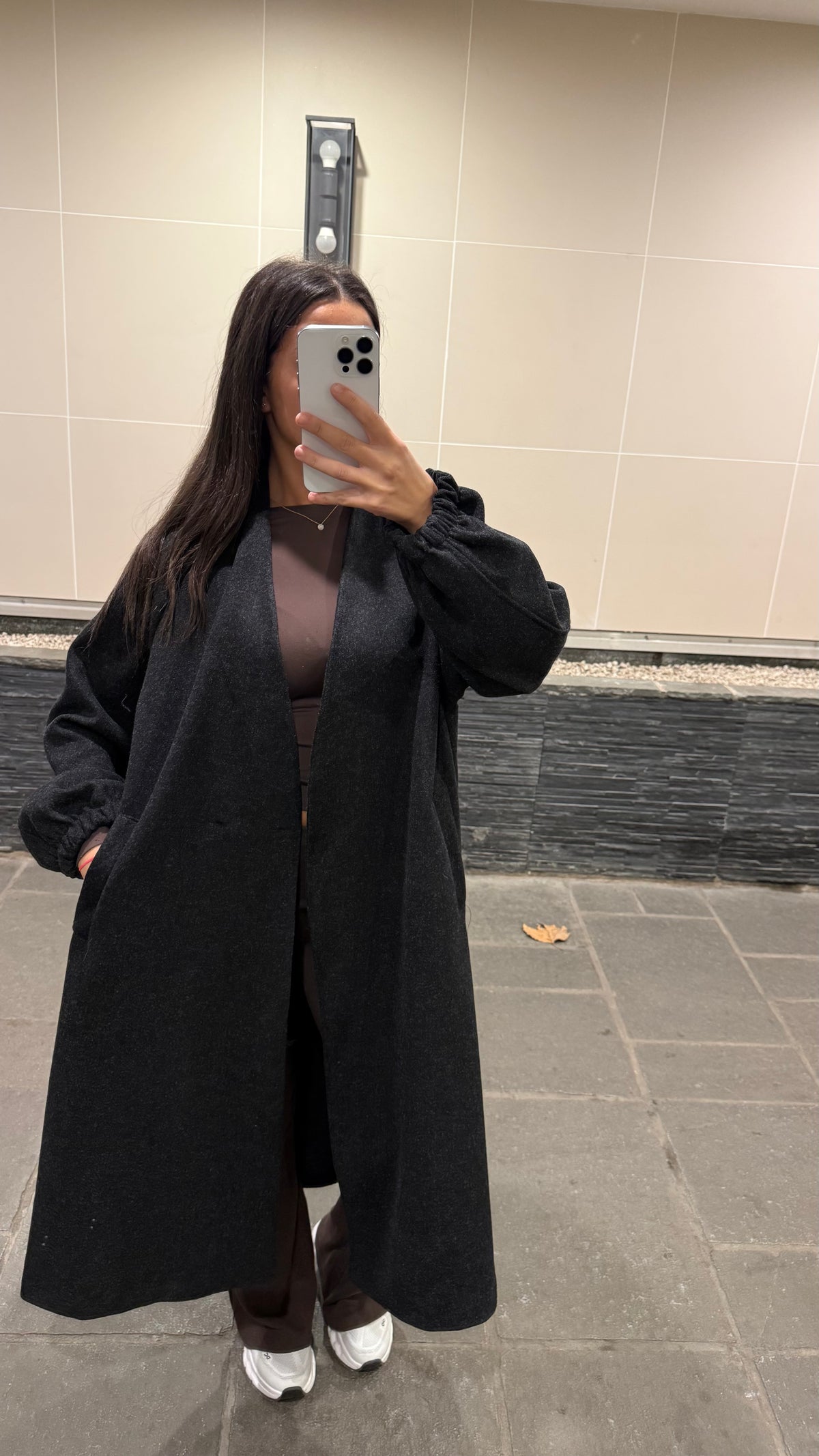 Manteau leila noir