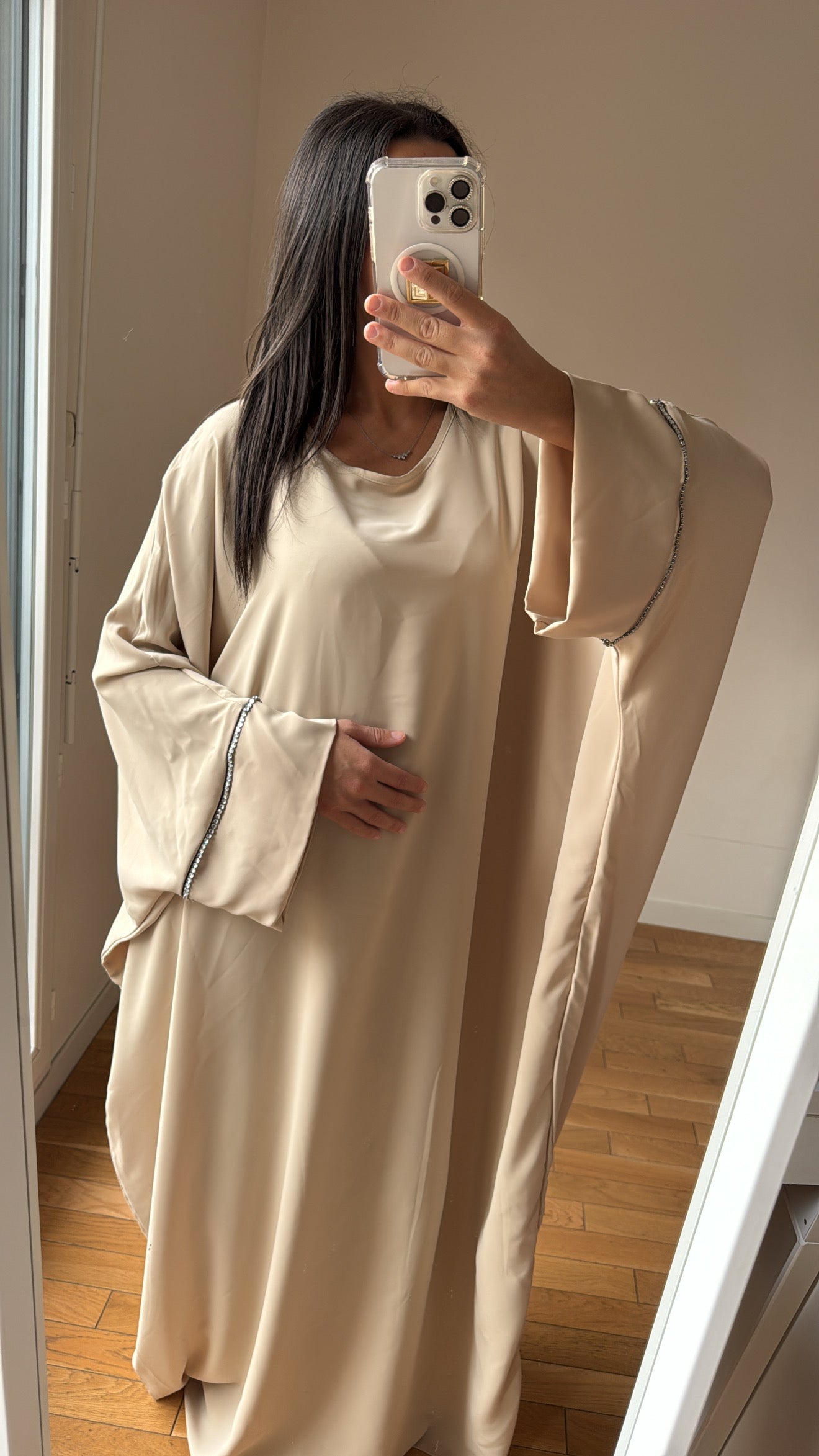 Abaya anya beige