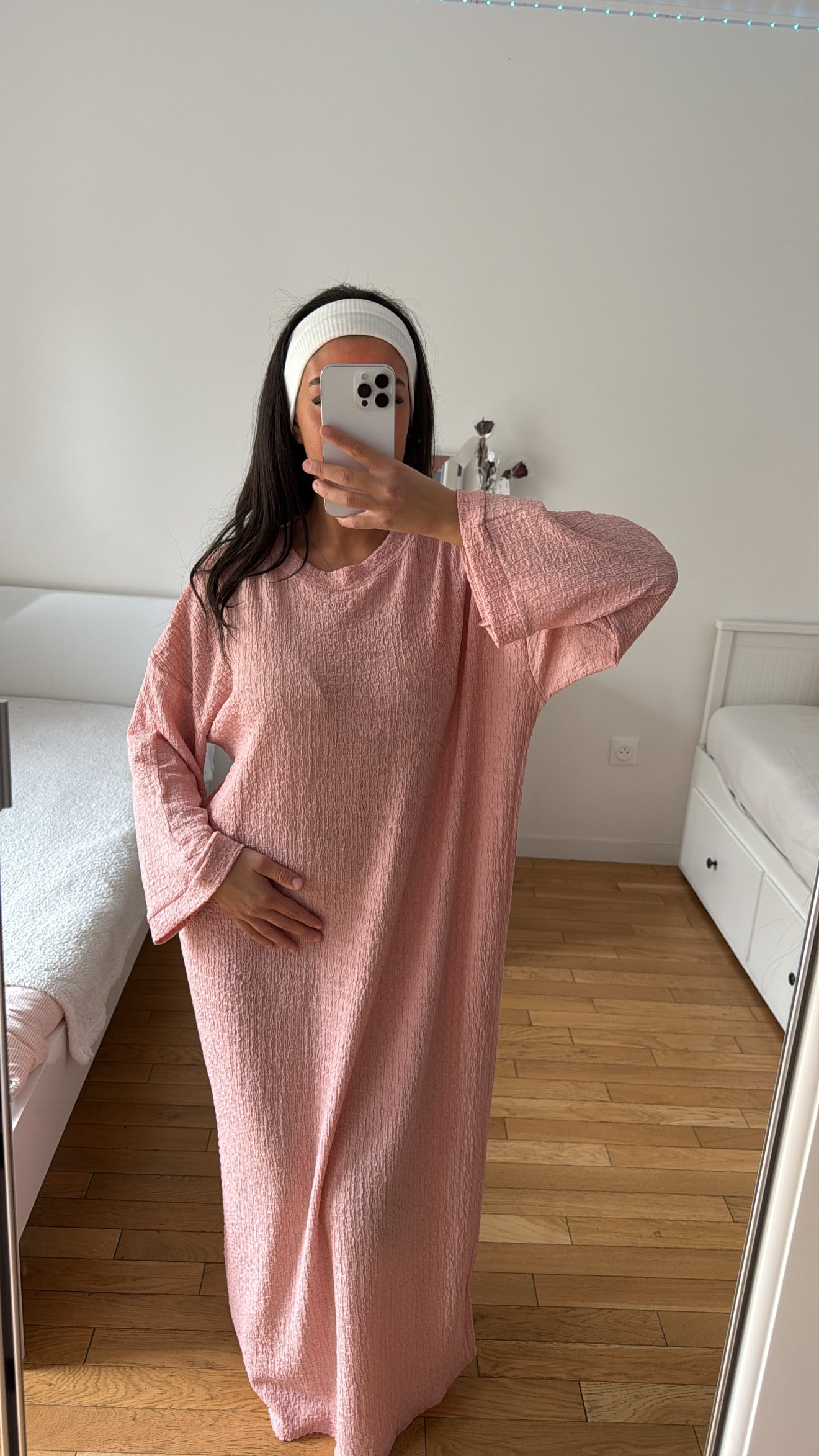 Robe rose clair