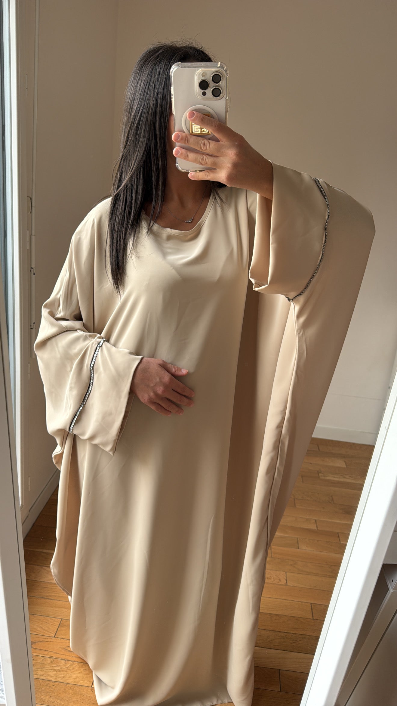 Abaya anya beige