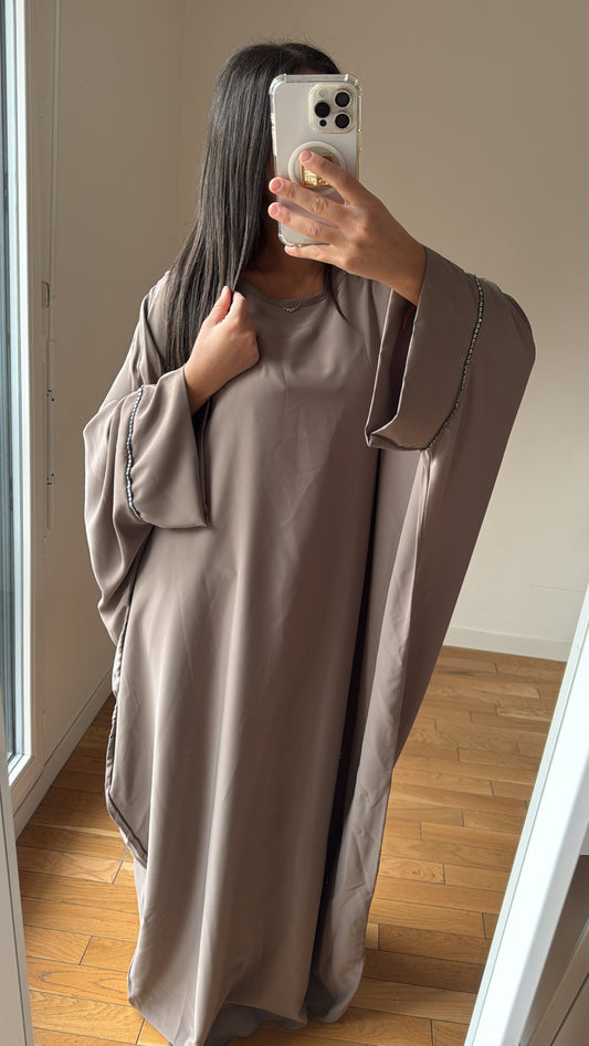 Abaya anya taupe