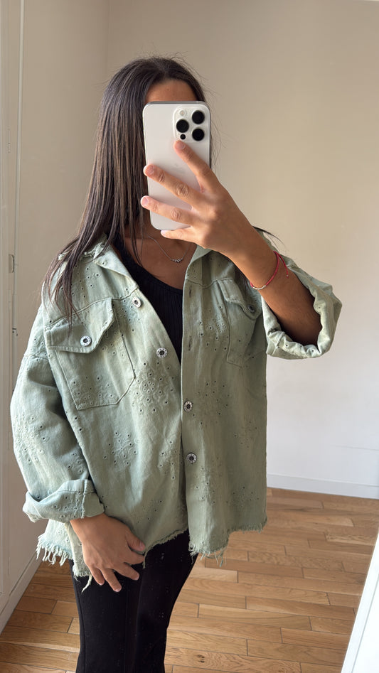 Veste vert kaki