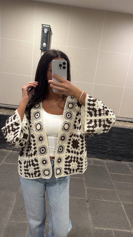 Gilet maylis marron