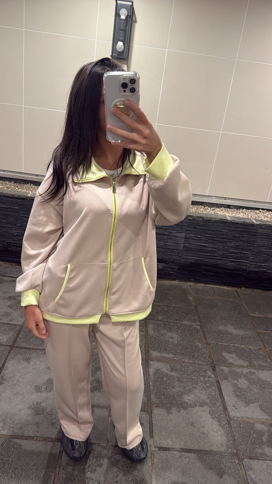 Ensemble nejma beige  / jaune