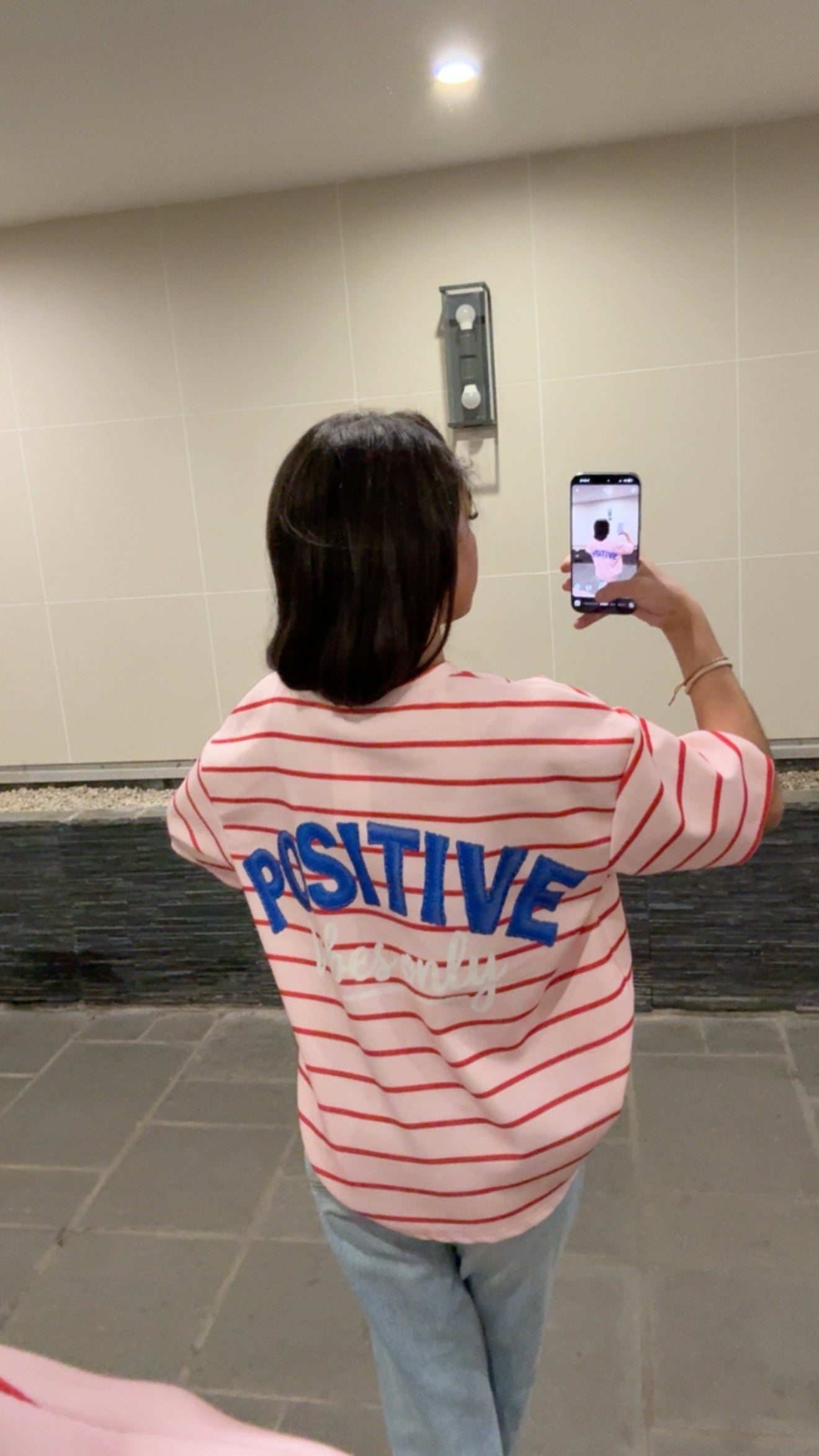 T shirt positive rose