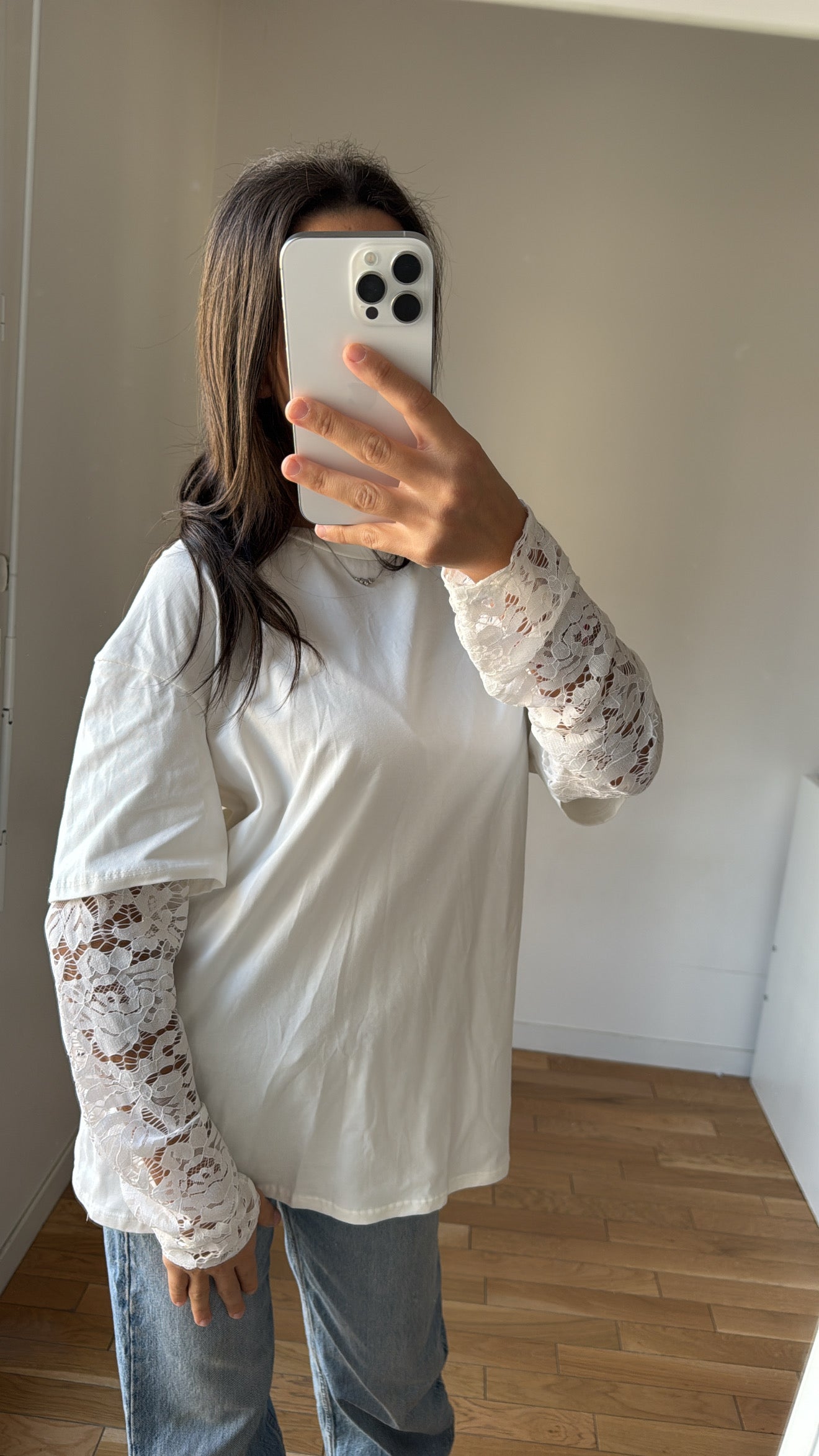 Pull blanc