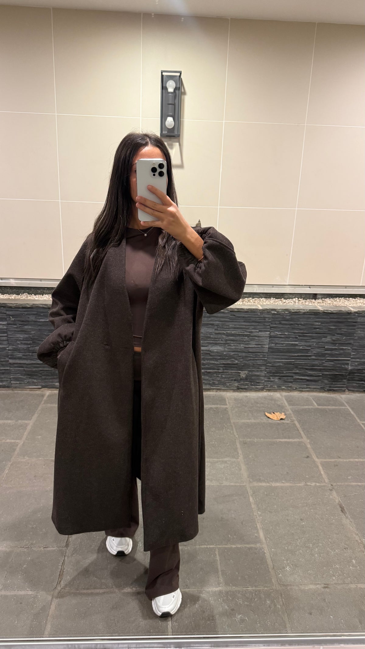 Manteau Leila marron