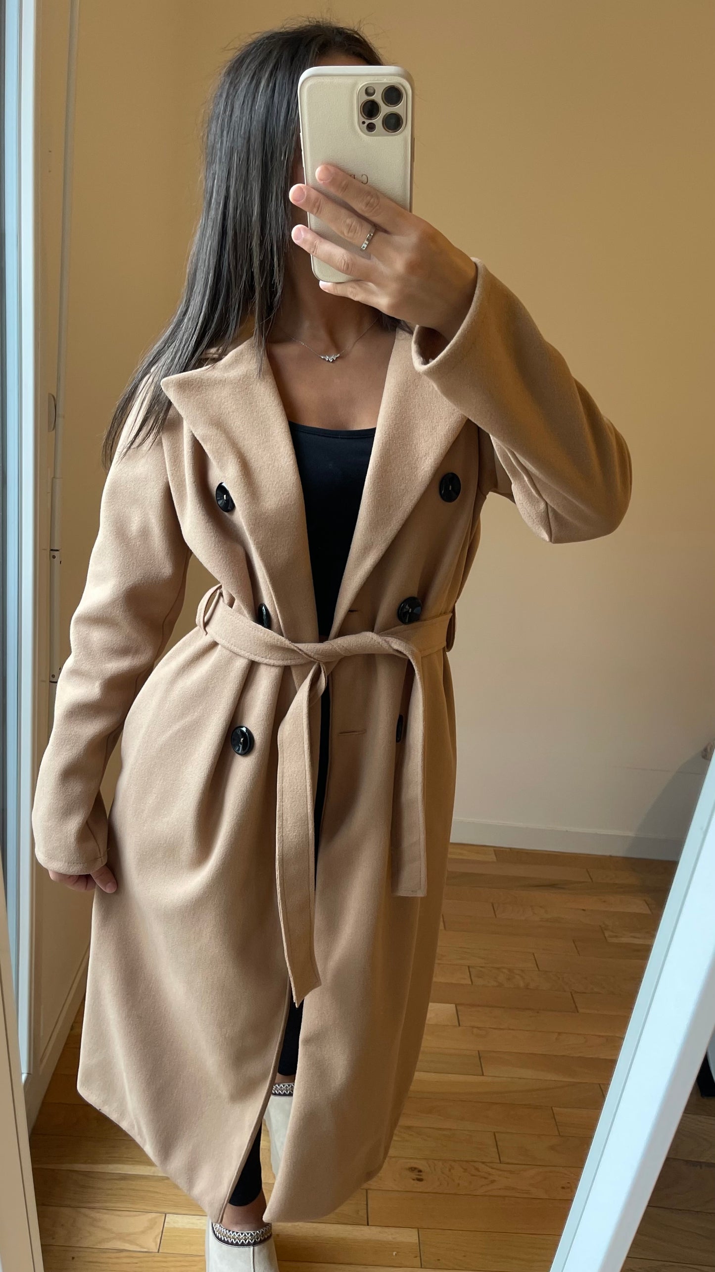 Manteau carla camel