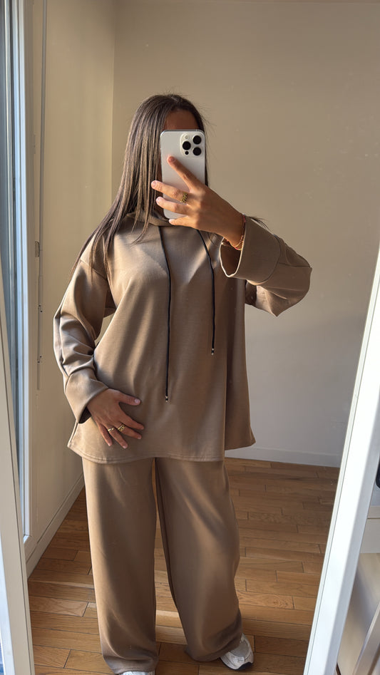 Ensemble Iliana  taupe