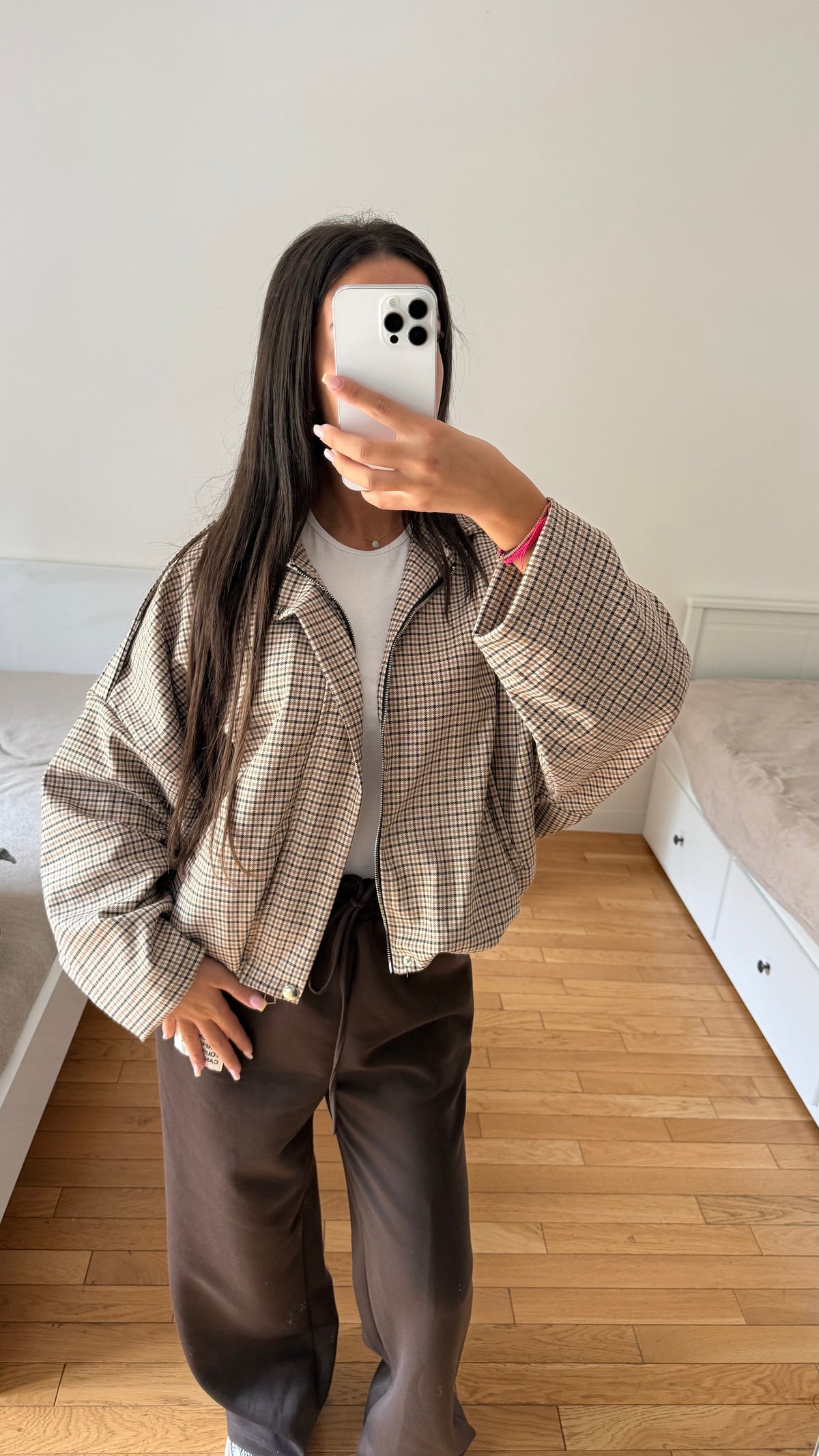 Veste carreaux