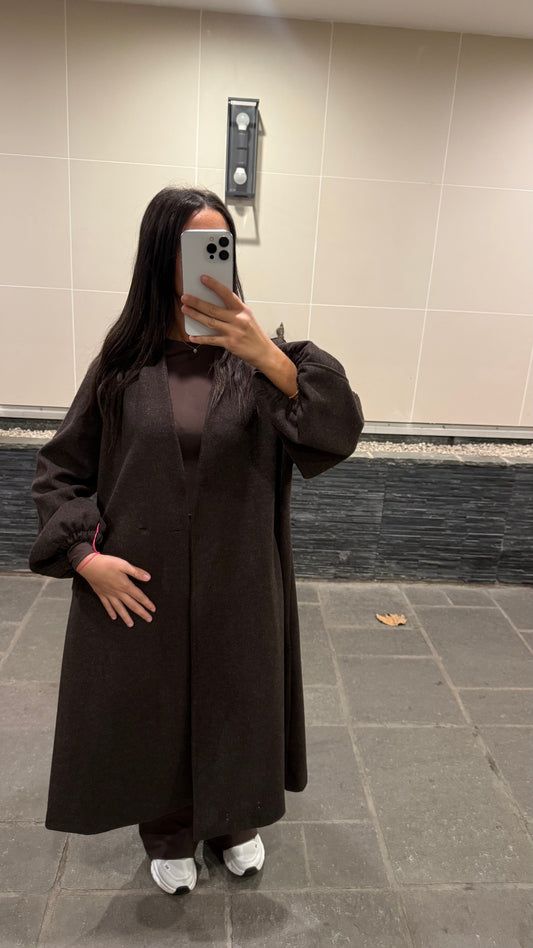 Manteau Leila marron