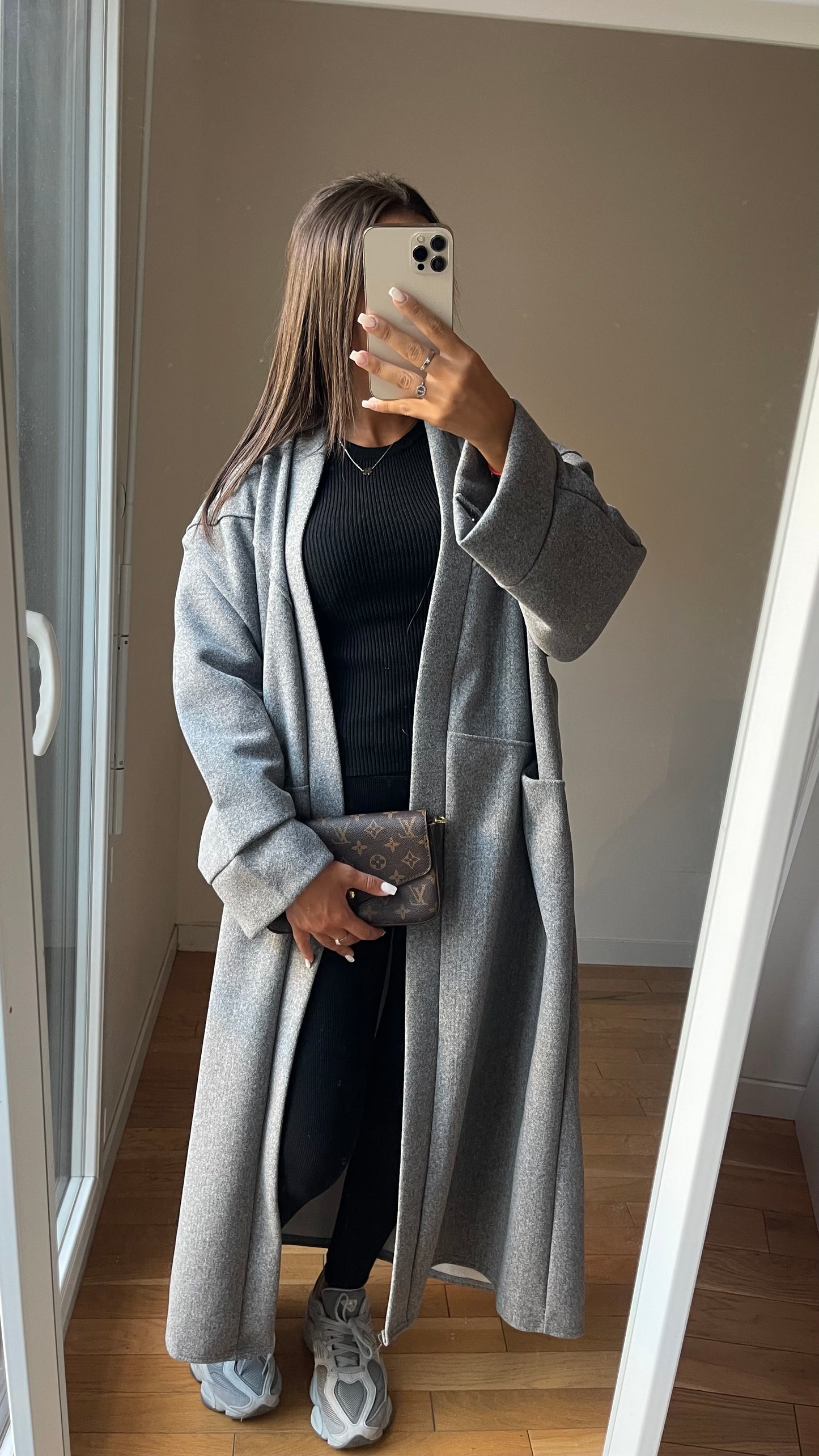 Manteau emma gris