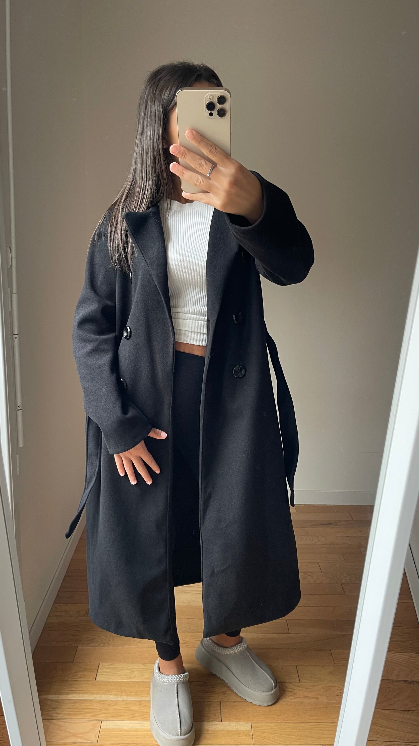 Manteau carla noir