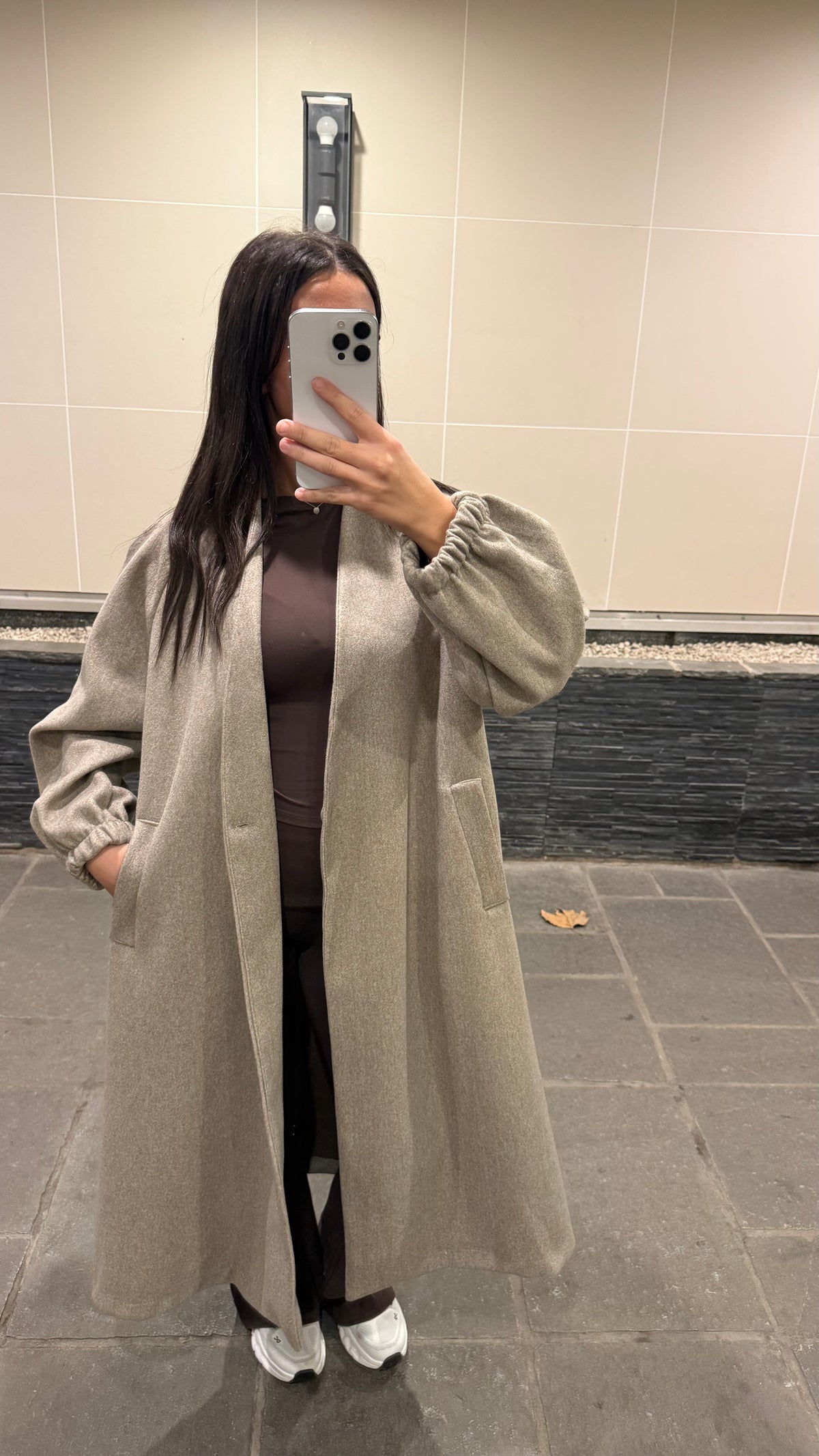 Manteau Leila taupe