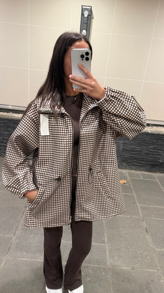 Veste à carreaux