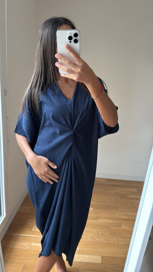 Robe bleue marine