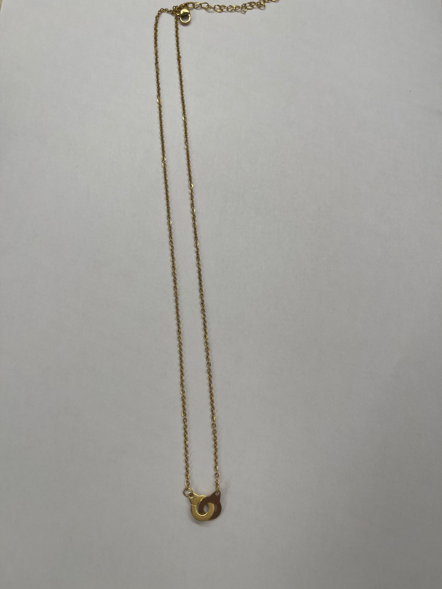 Collier menotte doré