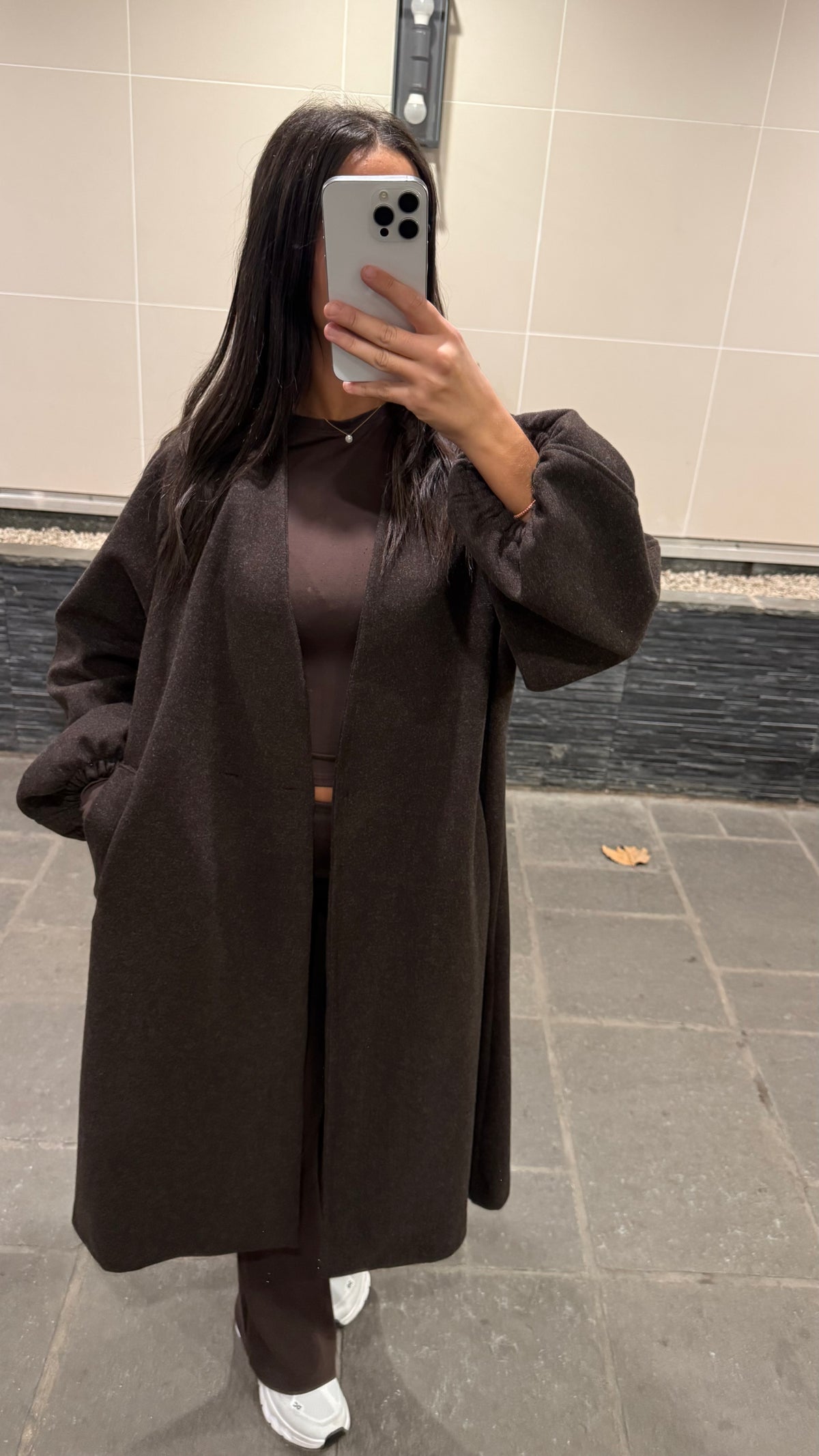 Manteau Leila marron