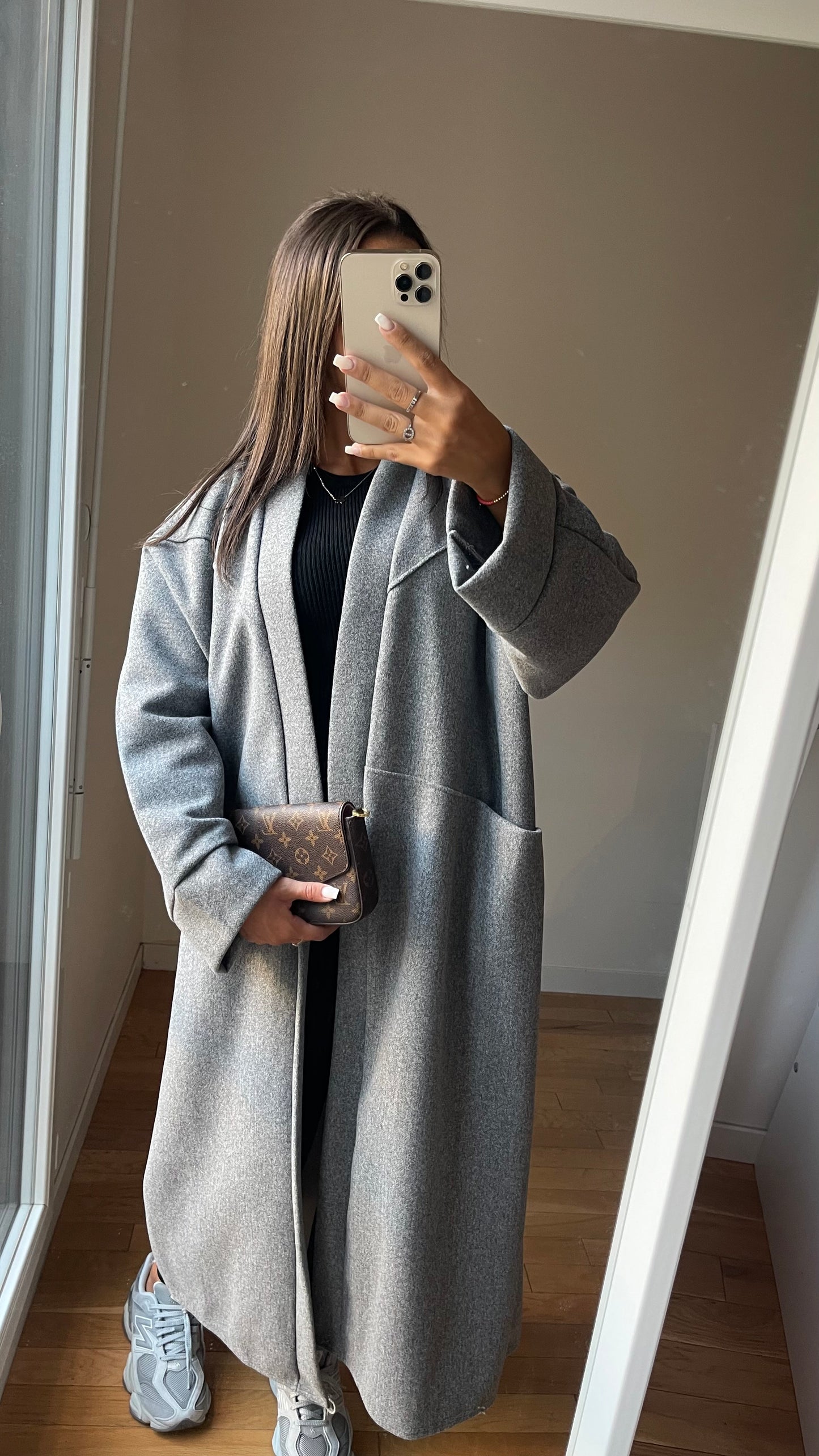 Manteau emma gris