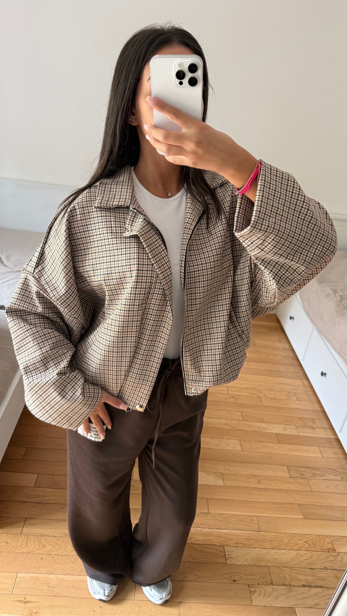 Veste carreaux