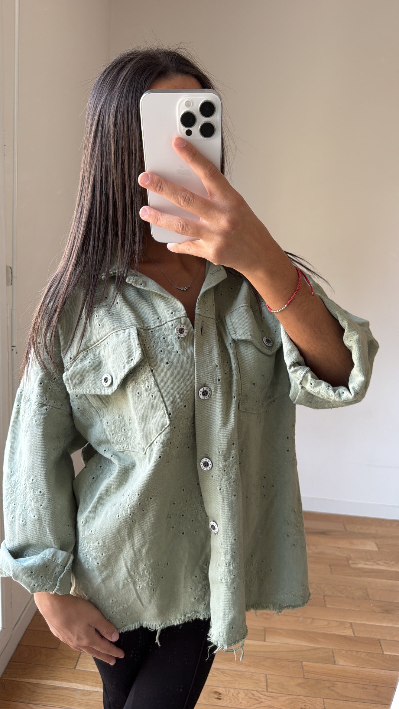 Veste vert kaki
