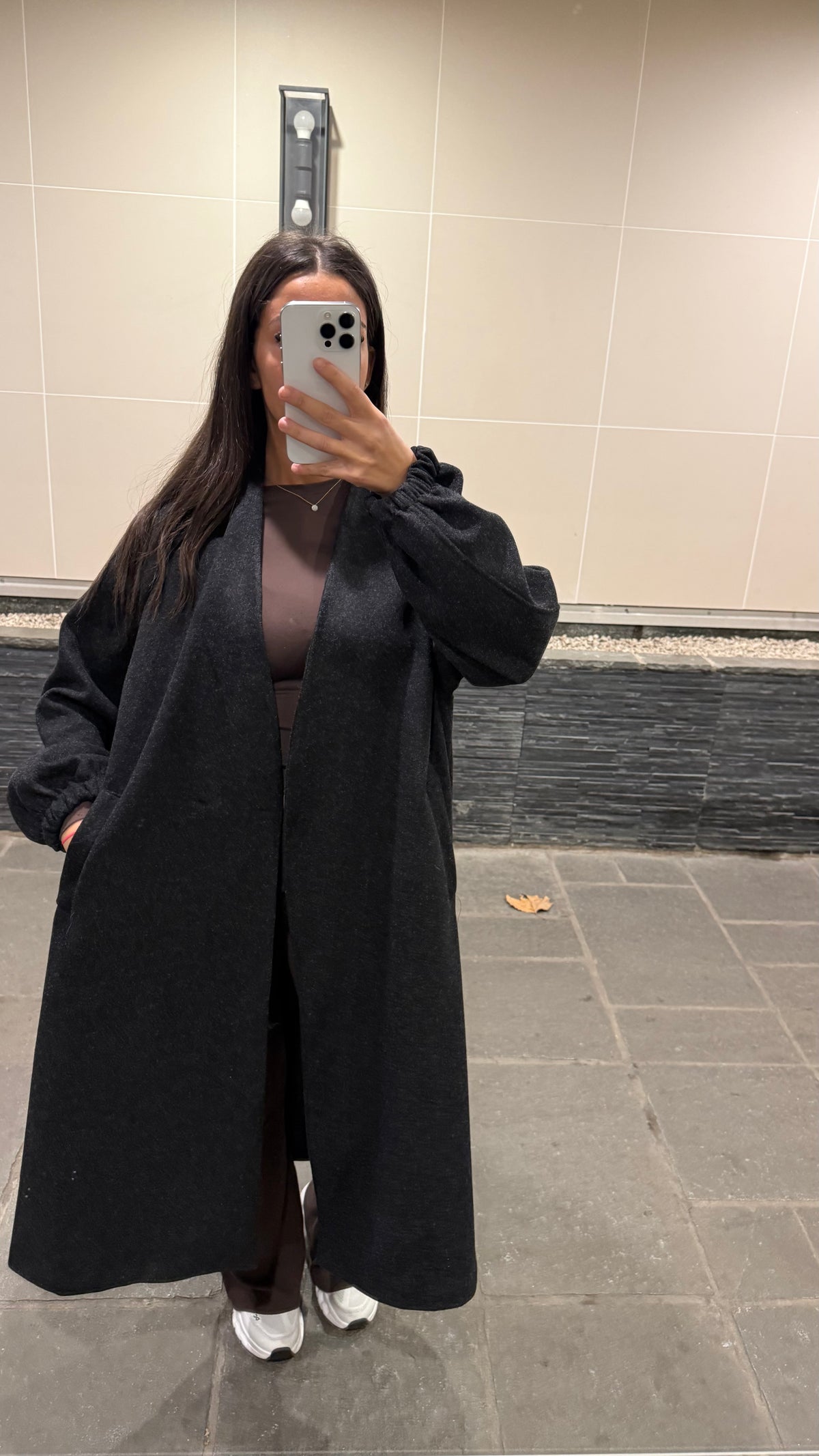 Manteau leila noir